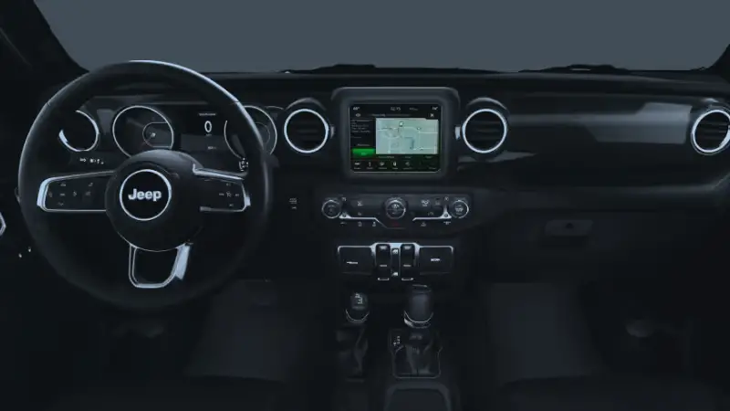 Jeep Sahara Altitude Interior