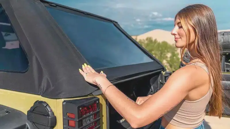 Jeep Soft Top Sun Exposure