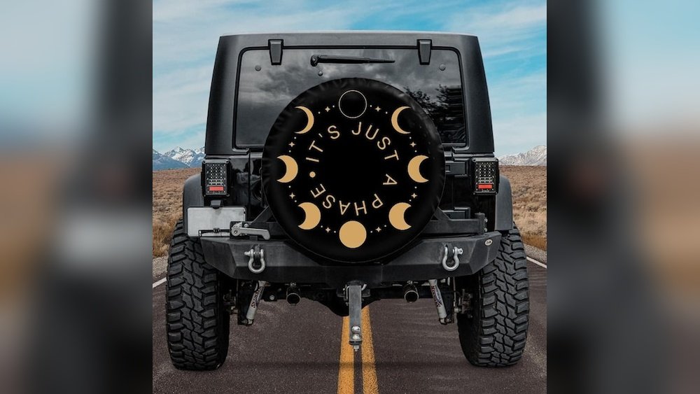 jeep spare tire covers with camera hole