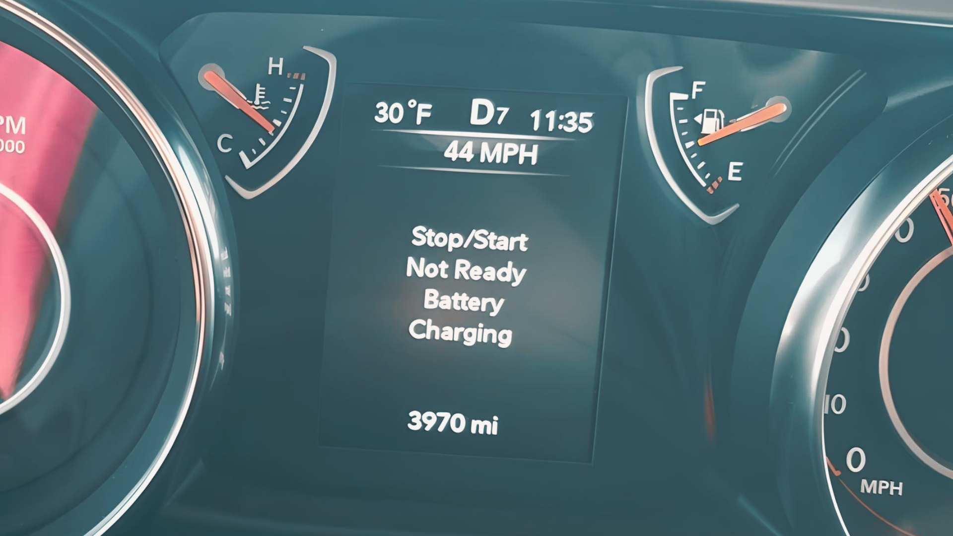 Stop Start Not Ready Battery Charging