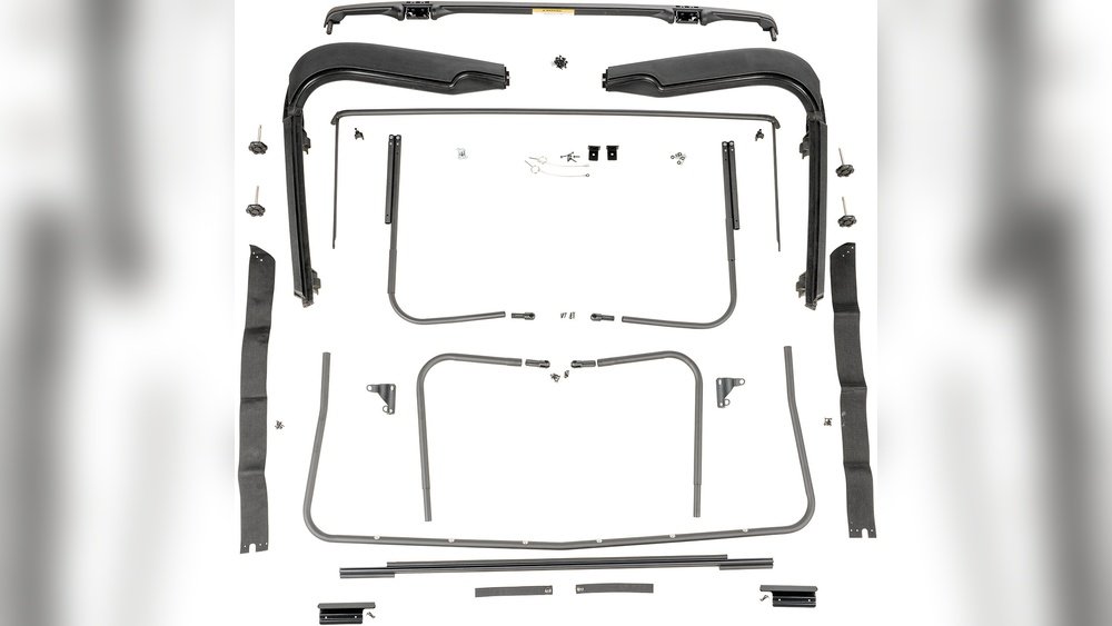 jeep tj soft top with hardware
