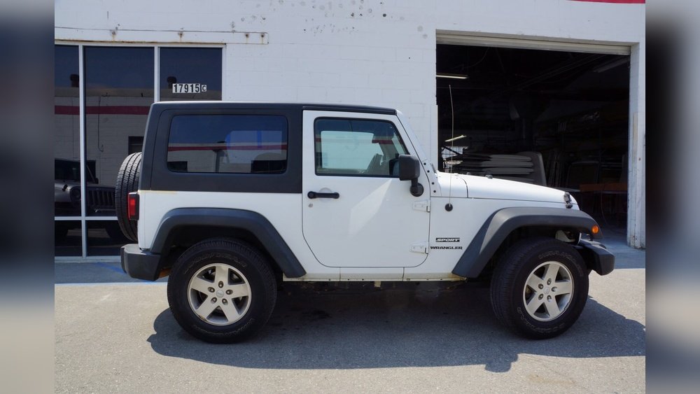 jeep wrangler 2 door hard top for sale