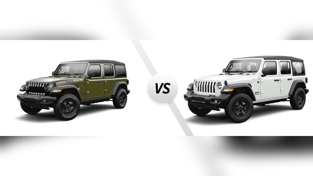 jeep wrangler sport vs willys