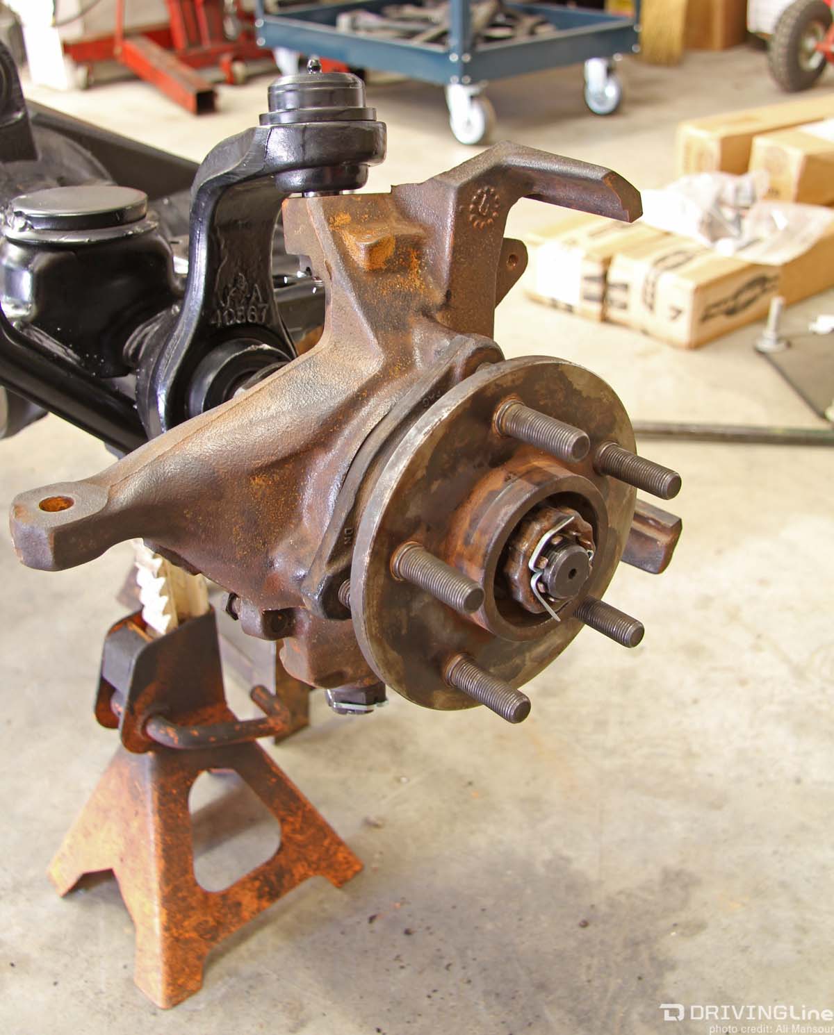 How To Remove Jeep Rubicon TJ Front Wheel Bearing Easily