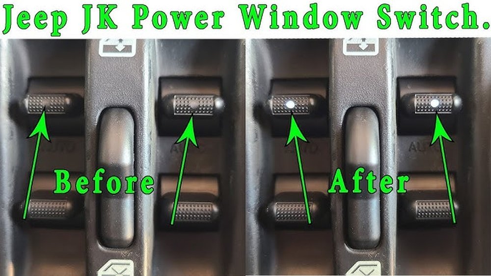 jeep wrangler window switch replacement