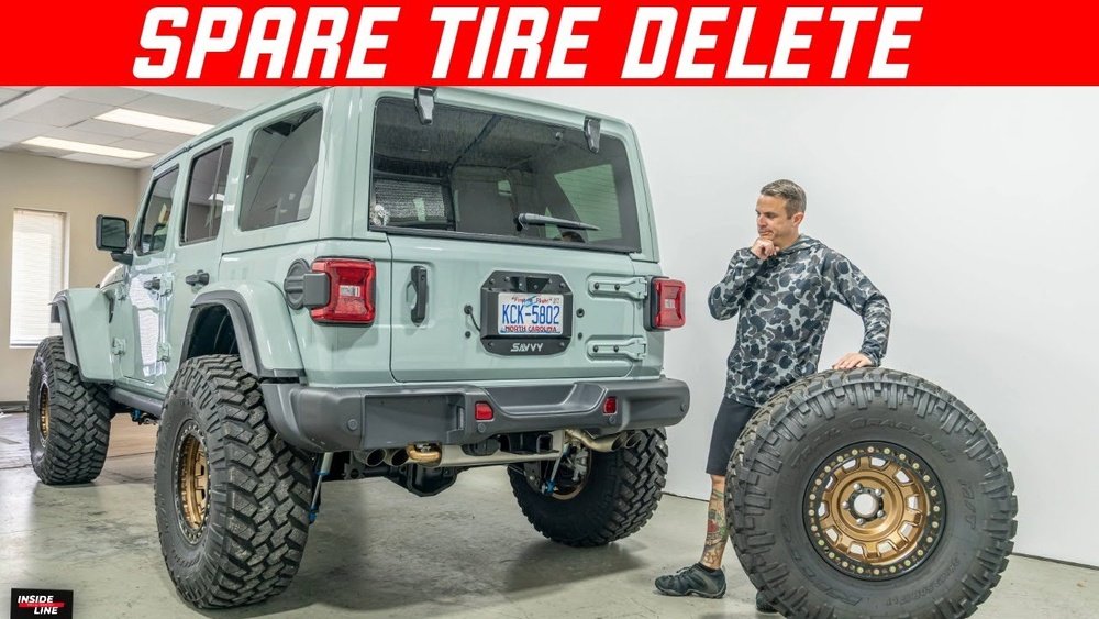 jeep wrangler without spare tire