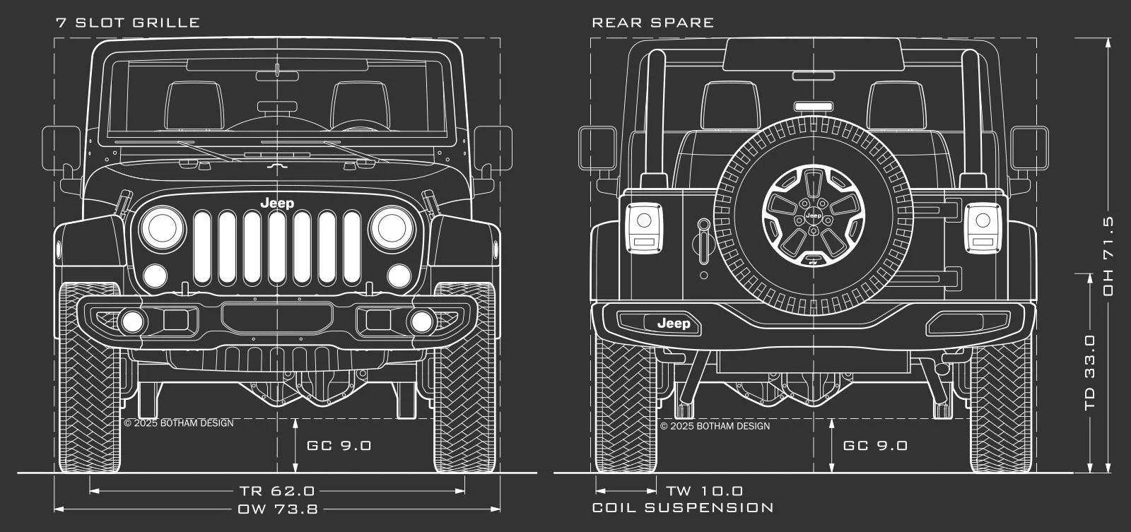 How Wide Is A Jeep Wrangler? Full Dimensions Explained How Wide Is A Jeep Wrangler? Full Dimensions Explained