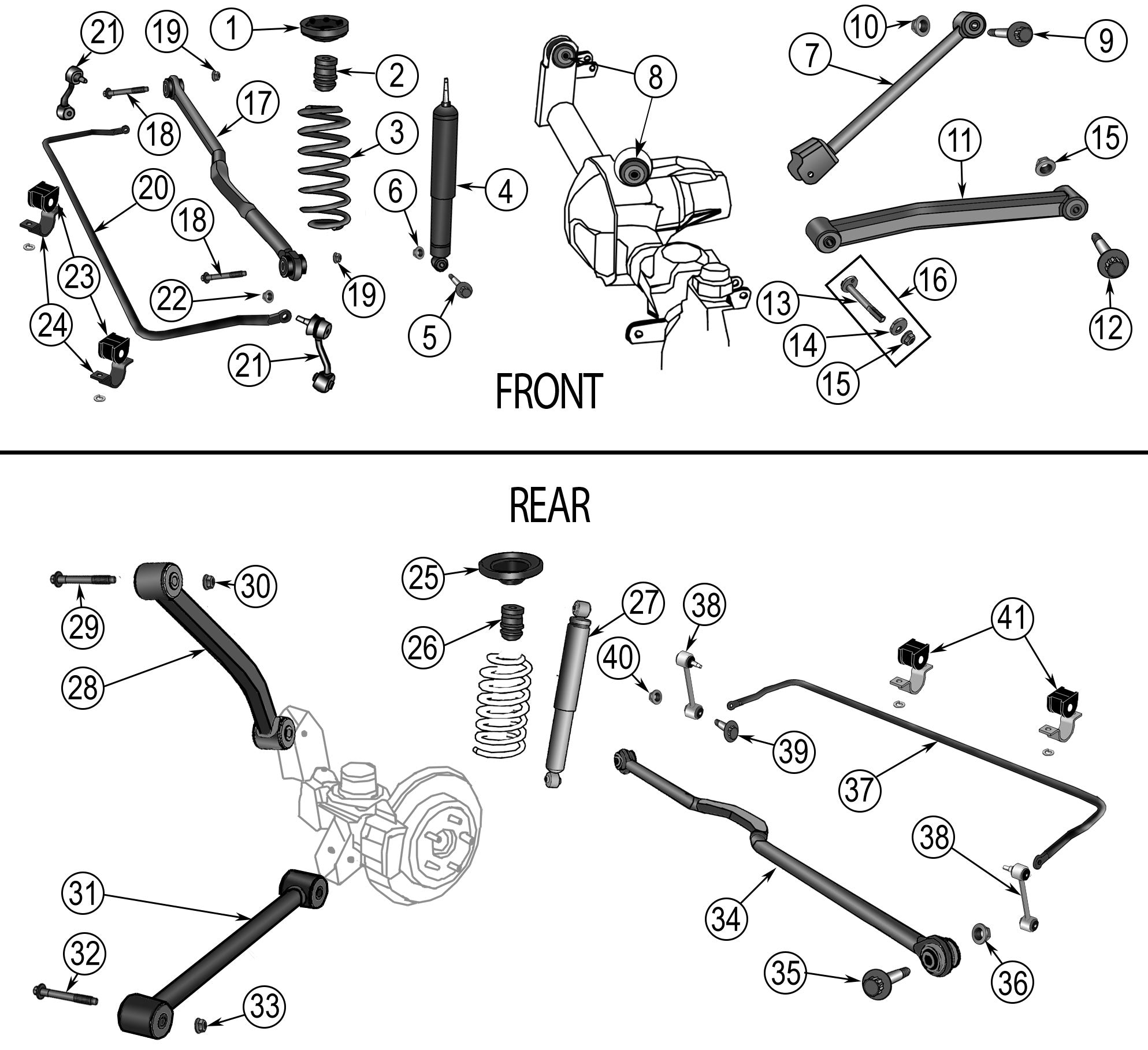 Jeep Jk Suspension Diagram: Ultimate Guide for Off-Road Performance