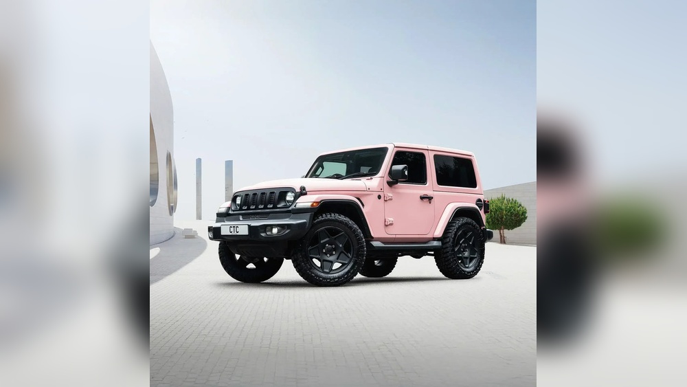 light pink jeep for sale