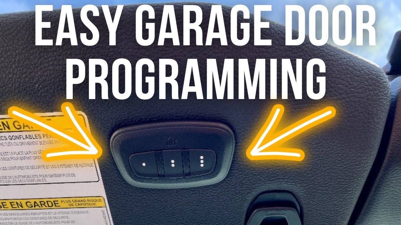 How to Program Jeep Garage Opener 