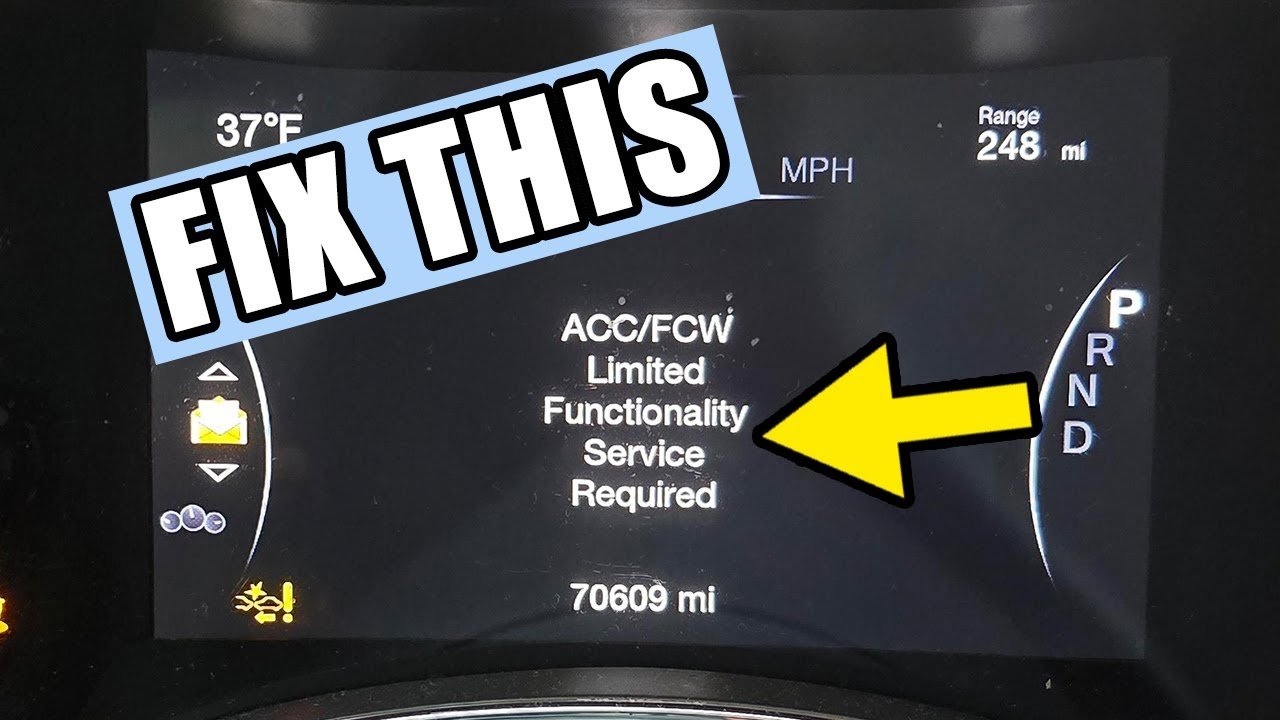 Jeep Grand Cherokee Acc/Fcw Unavailable: Quick Fixes & Solutions