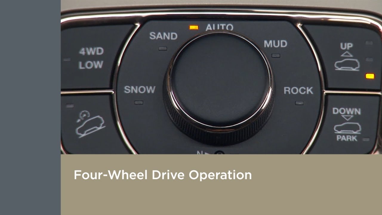 How To Put A Jeep Grand Cherokee In 4 Wheel Drive Easily