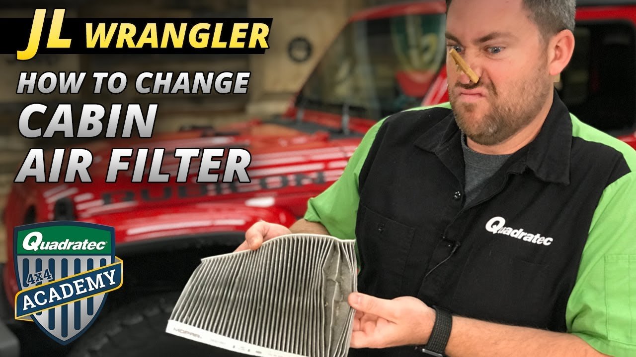 How To Change Jeep Wrangler Cabin Air Filter JK JL JT Easily