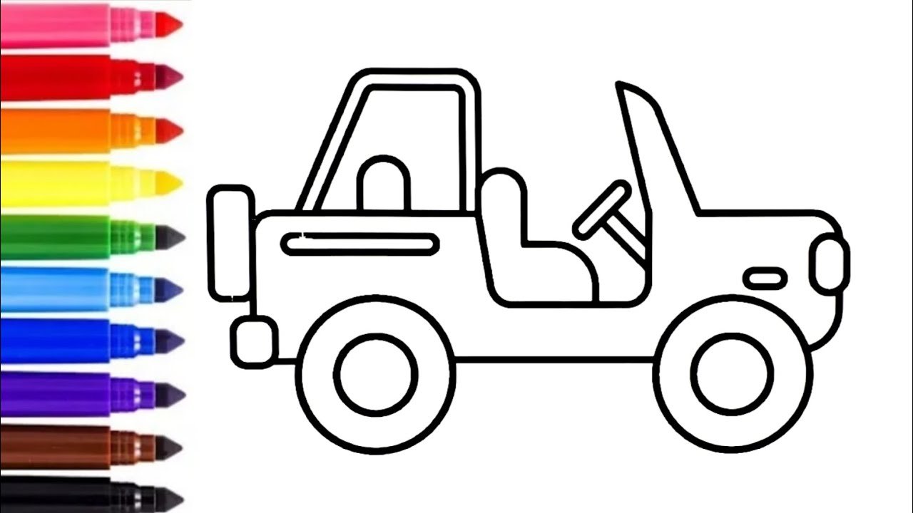 How To Draw A Safari Jeep: Step-by-Step Guide for Beginners