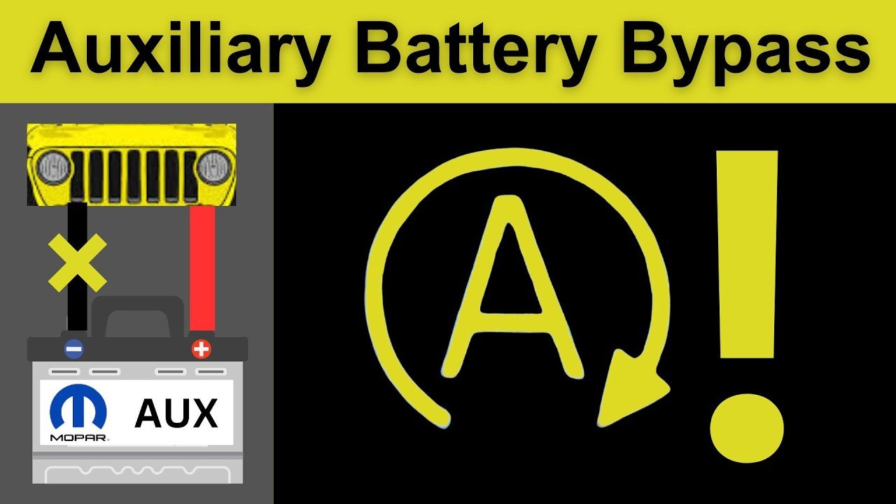 How To Bypass Jeep Wrangler Auxiliary Battery Safely and Easily How To Bypass Jeep Wrangler Auxiliary Battery Safely and Easily