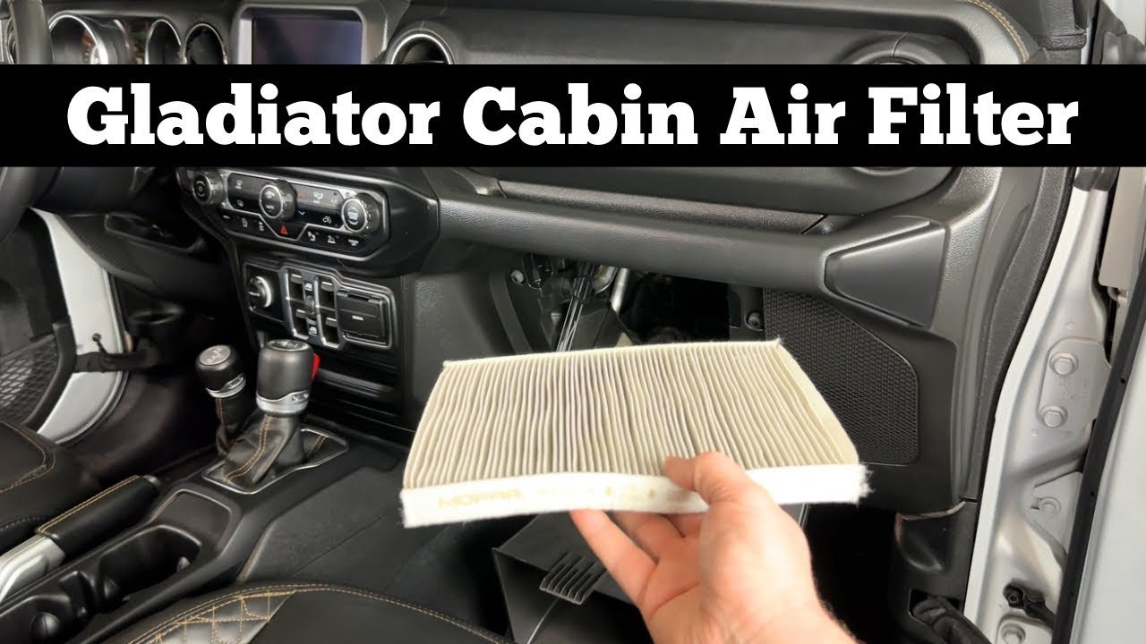 How To Change Cabin Air Filter Jeep Gladiator: Easy DIY Guide
