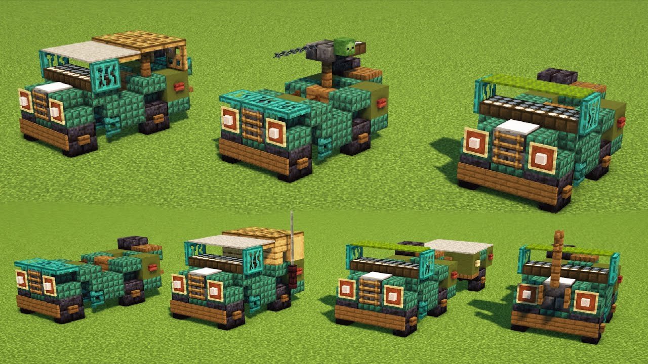 How To Build A Military Jeep In Minecraft: Step-by-Step Guide