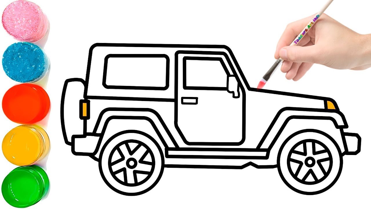 How To Draw A Jeep Car: Step-by-Step Guide for Beginners