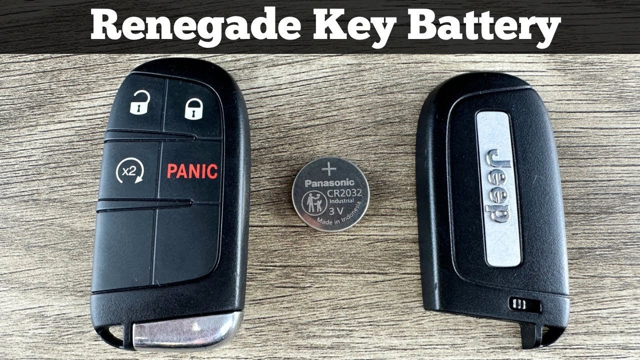 How To Change Jeep Renegade Key Fob Battery Easily