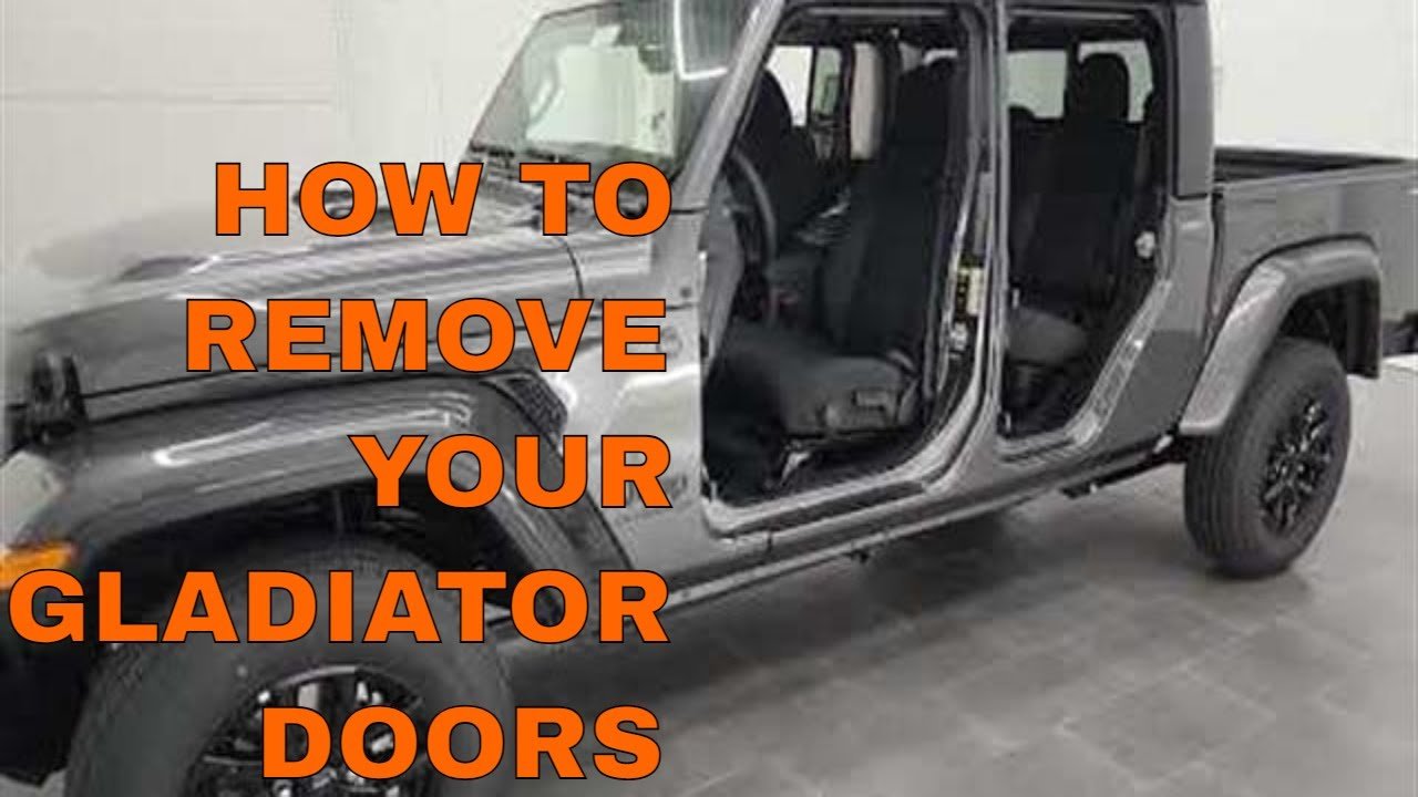 How To Take Off Jeep Gladiator Doors: Step-by-Step Guide