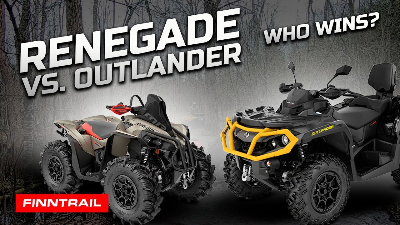 Can Am Renegade Vs Outlander 1000: Ultimate ATV Showdown