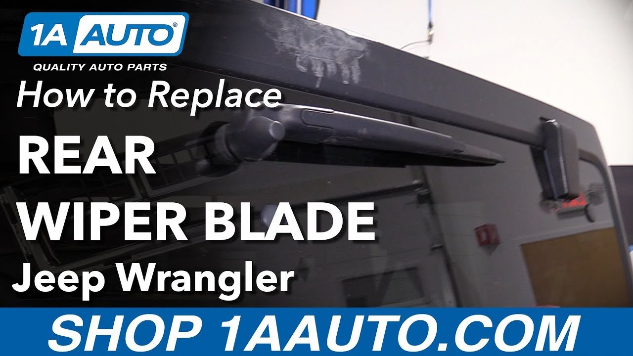 How To Remove Jeep Wrangler Rear Wiper Arm Easily and Safely