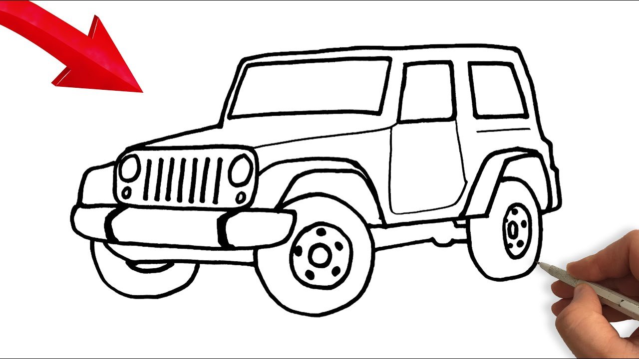 How To Draw A Jeep Step By Step: Easy Guide for Beginners