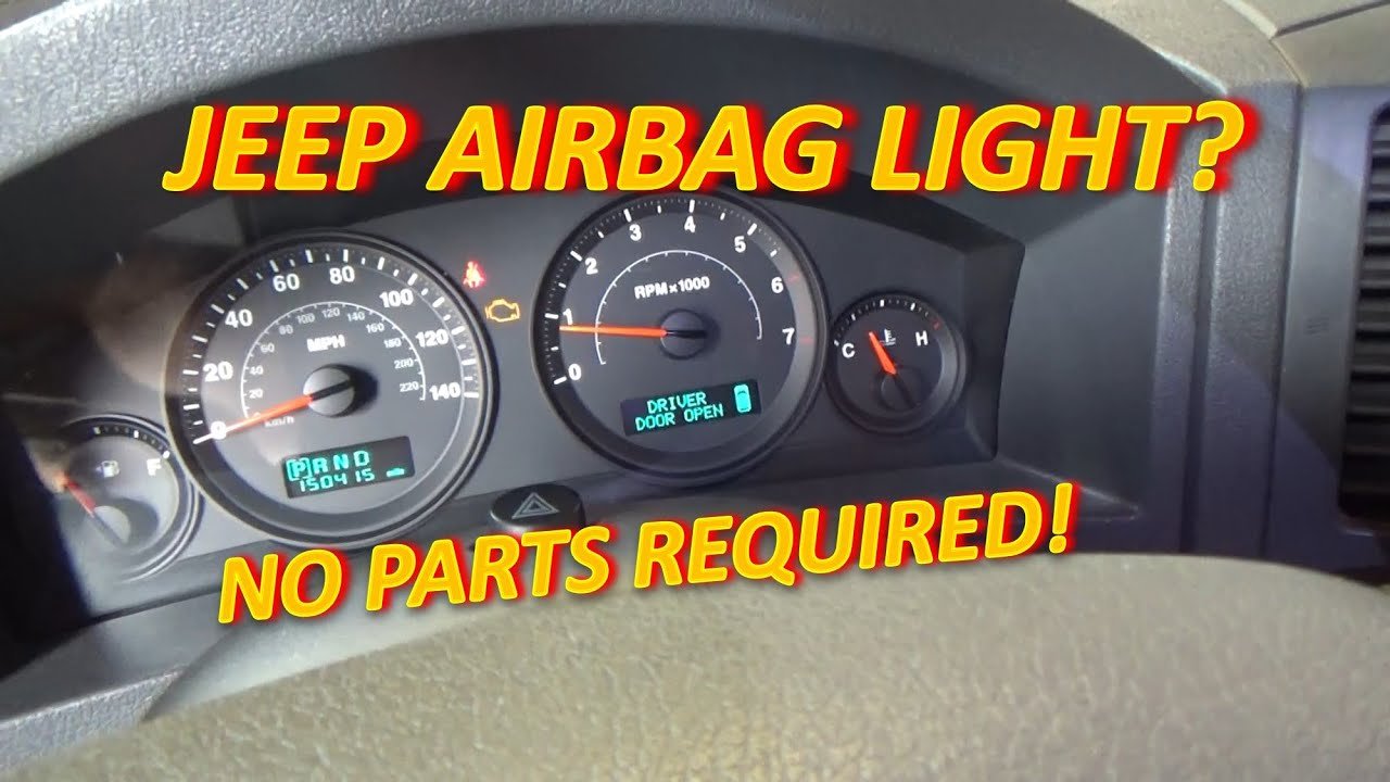 How To Turn Off Airbag Light Jeep Wrangler: Quick Fix Guide