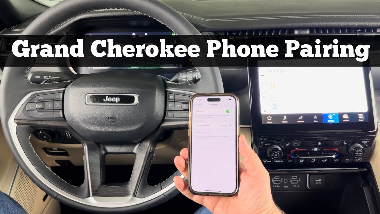 How To Pair Phone To Jeep Grand Cherokee: Easy Step-by-Step Guide