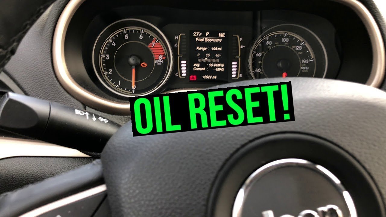 How To Reset Oil Change Light On 2017 Jeep Compass Easily