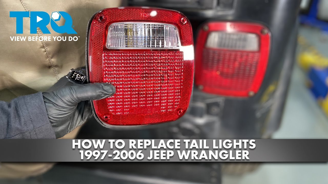 How To Remove Tail Light Cover 2004 Jeep Wrangler X Easily