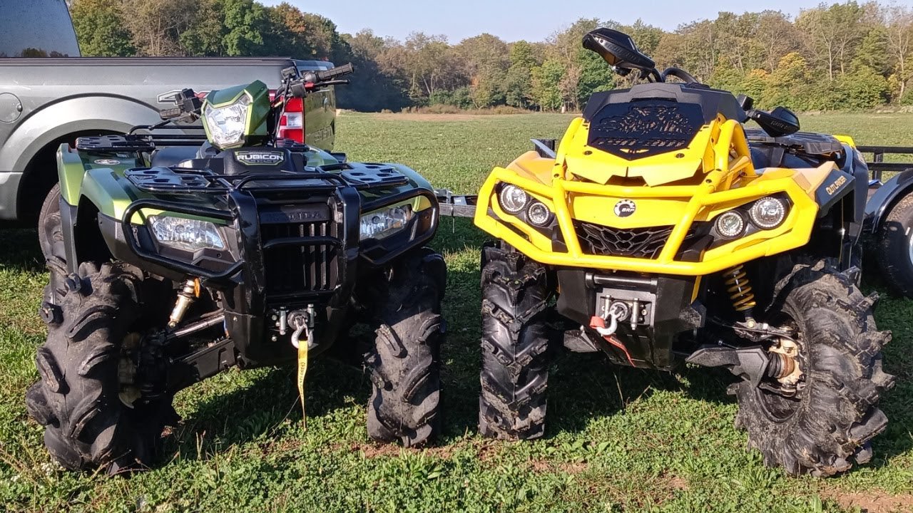 Can Am Outlander Vs Honda Rubicon Can Am Outlander Vs Honda Rubicon: Ultimate ATV Showdown