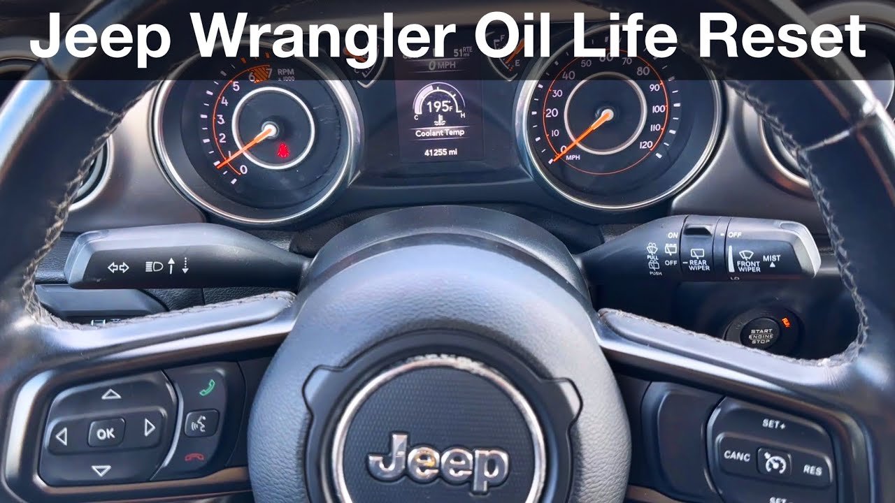 How To Reset Oil Light On A 2018 Jeep Wrangler: Easy Steps