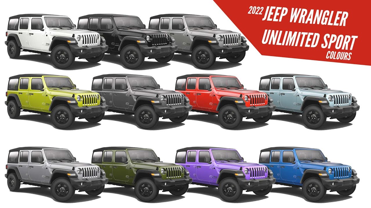 What Are The 2022 Jeep Wrangler Colors: Complete Guide
