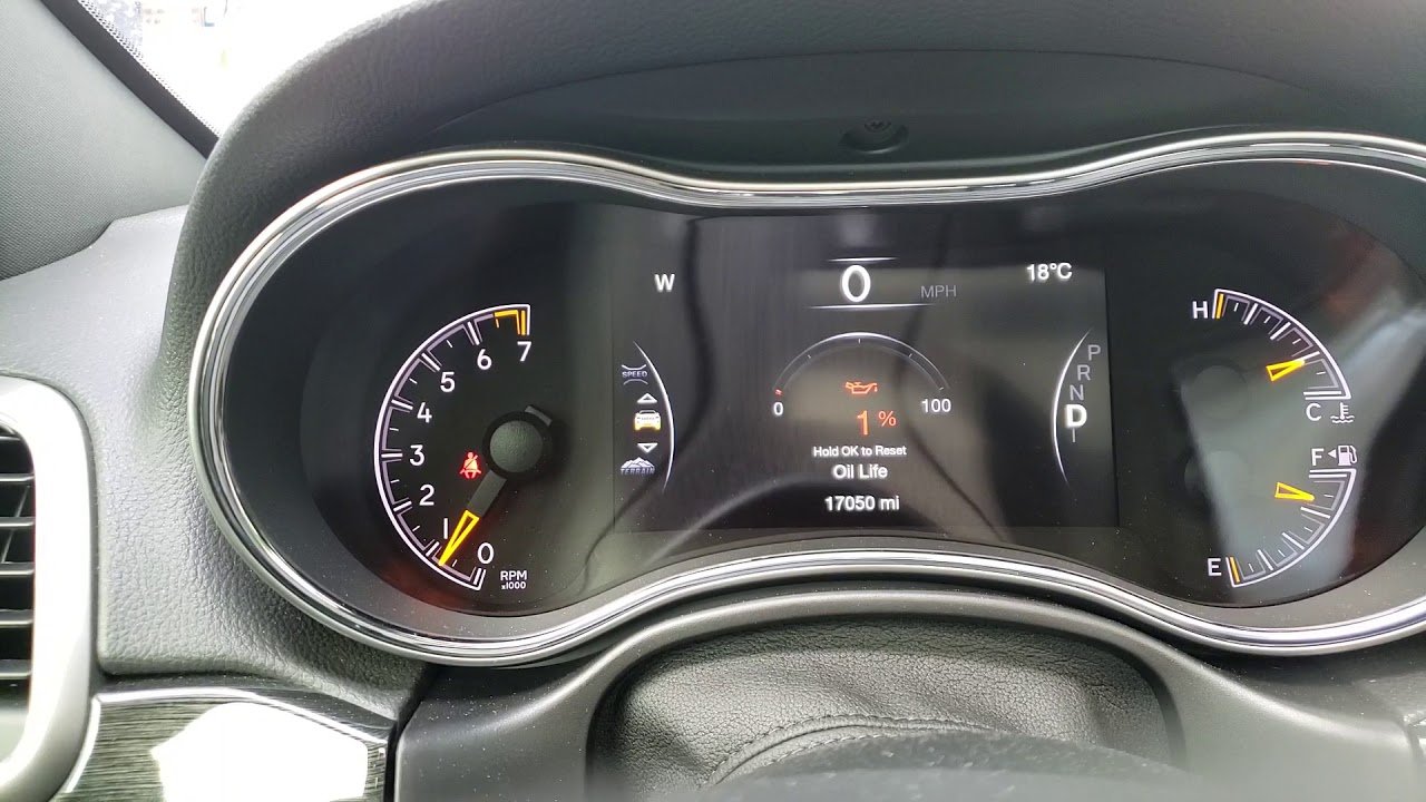 How To Reset Oil Life 2018 Jeep Cherokee: Quick Guide