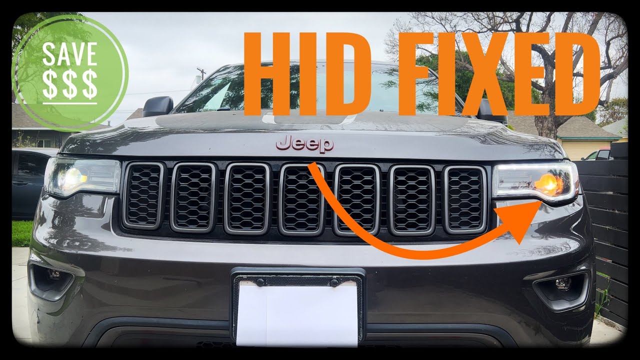Jeep Grand Cherokee HID Headlight Bulb Replacement Guide