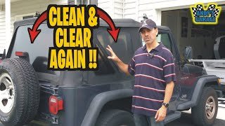 How To Clean Cloudy Jeep Soft Top Windows Like a Pro