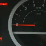 Red Lightning Bolt on Dashboard Jeep