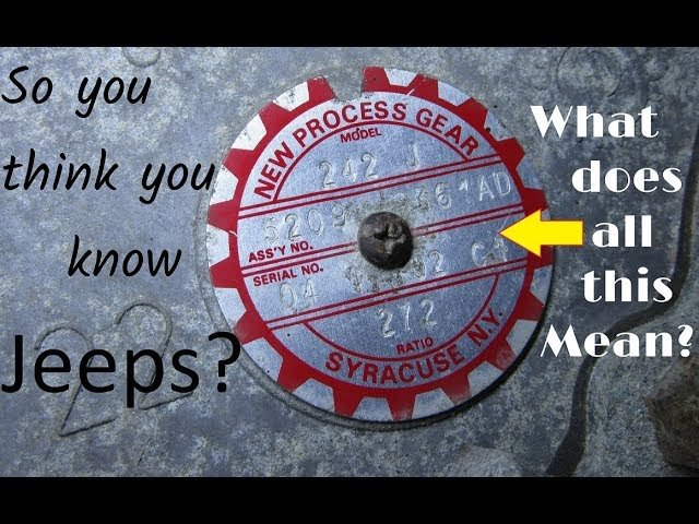 How Do I Identify My Jeep Transfer Case: A Quick Guide How Do I Identify My Jeep Transfer Case: A Quick Guide