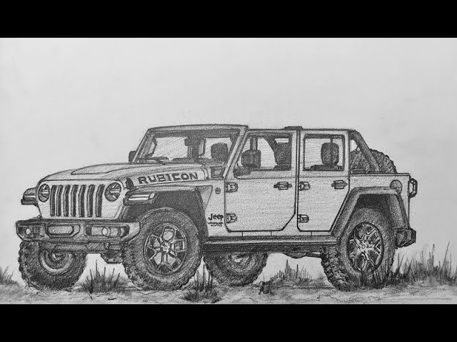 How To Draw A Jeep Rubicon: Step-by-Step Guide for Beginners How To Draw A Jeep Rubicon: Step-by-Step Guide for Beginners
