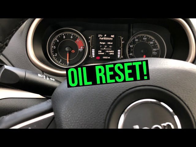 How To Change Oil Life On Jeep Cherokee: Step-by-Step Guide