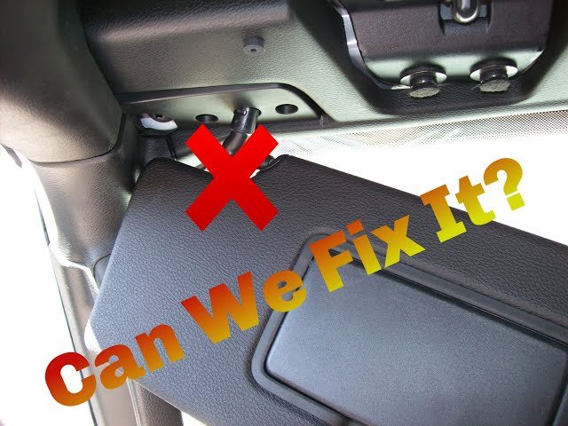 How To Fix Jeep Wrangler Sun Visor: Easy DIY Solutions How To Fix Jeep Wrangler Sun Visor: Easy DIY Solutions
