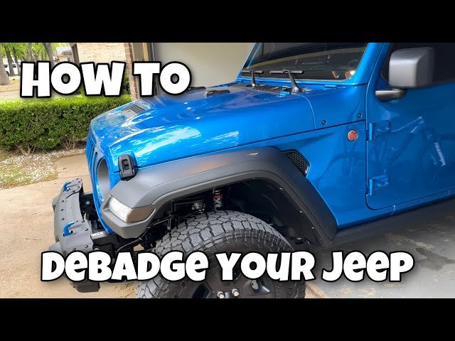 How To Remove Jeep Emblem From Hood: Easy DIY Guide