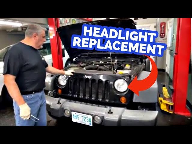 How To Replace A Headlight On A Jeep Wrangler: Easy DIY Guide