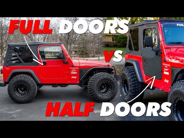 Full Doors For Jeep TJ: Upgrade Your Ride’s Comfort and Security