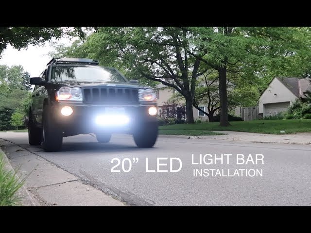 How To Install LED Light Bar On Jeep Grand Cherokee: Step-by-Step Guide