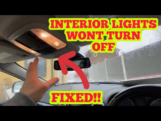 How To Turn Interior Lights Off In 96 Jeep Cherokee: Quick Guide