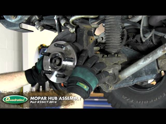 How To Remove Jeep Rubicon TJ Front Wheel Bearing Easily