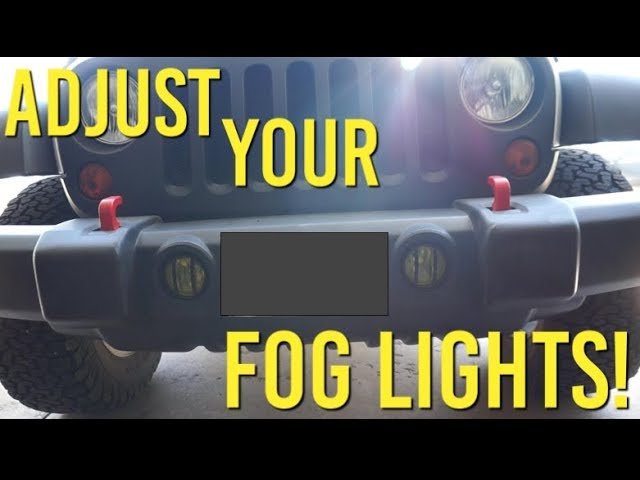 How To Aim Fog Lights Jeep Wrangler: Expert Adjustment Guide How To Aim Fog Lights Jeep Wrangler: Expert Adjustment Guide