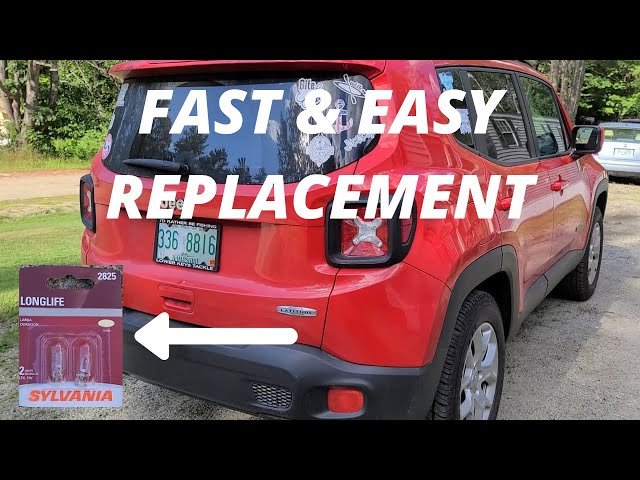 How To Change License Plate Light On 2018 Jeep Renegade Easily How To Change License Plate Light On 2018 Jeep Renegade Easily